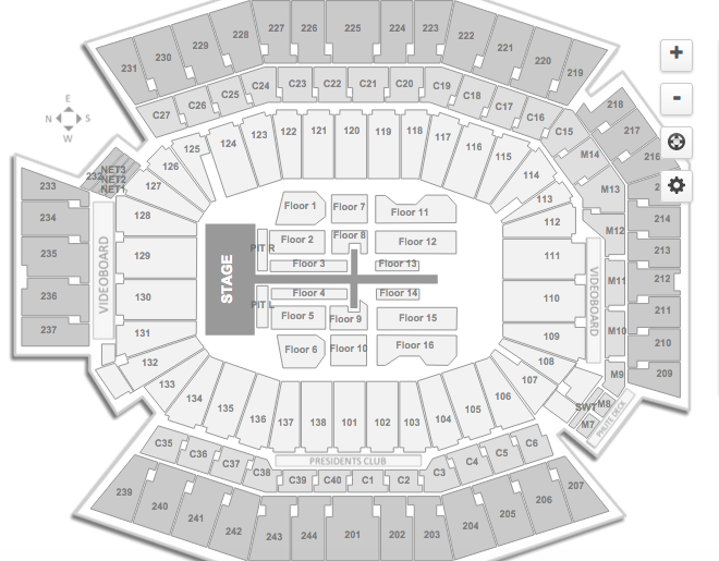 Taylor Swift Minute Park Seating Chart