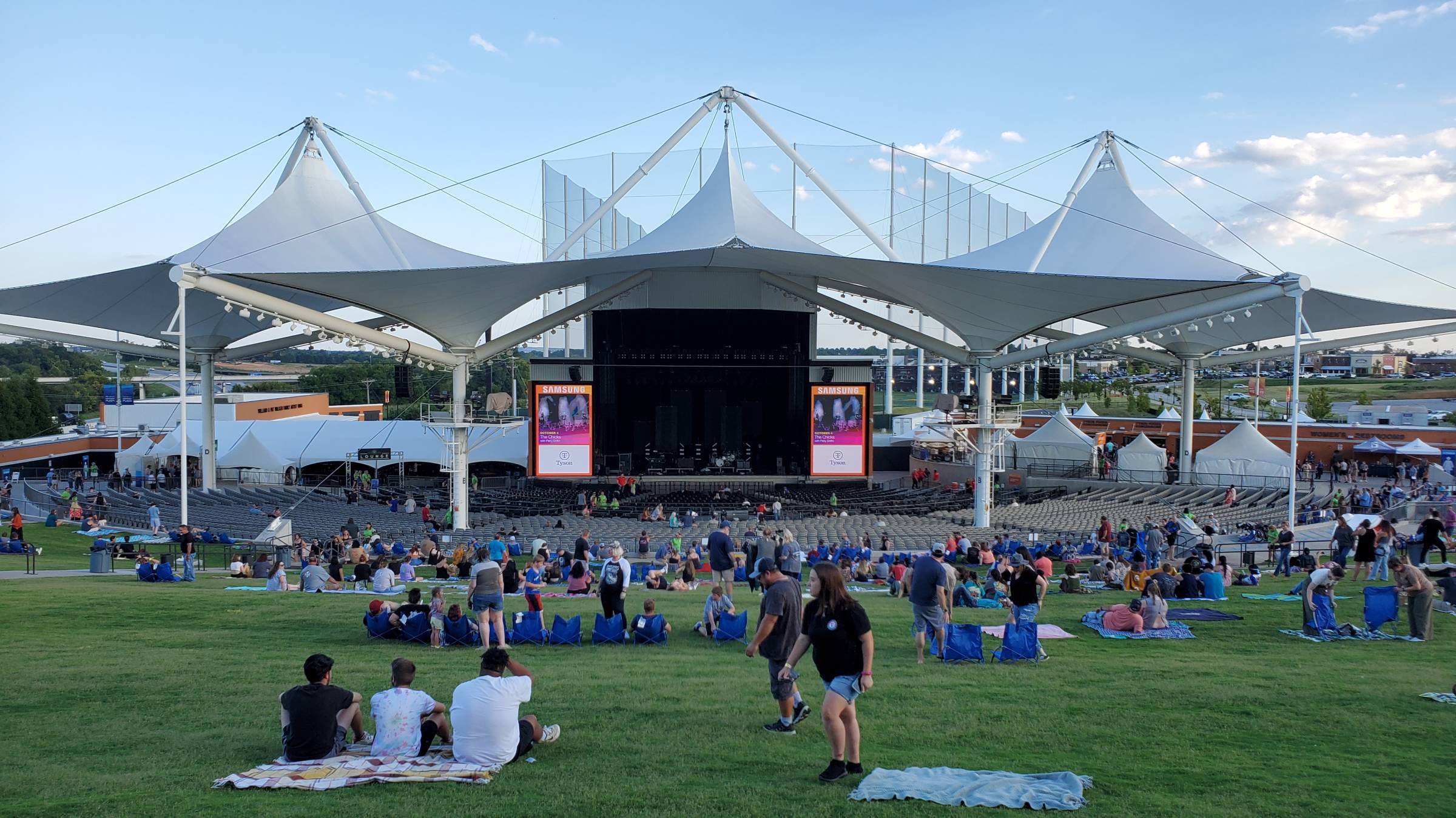 View of Walmart Amp from the Lawn Section