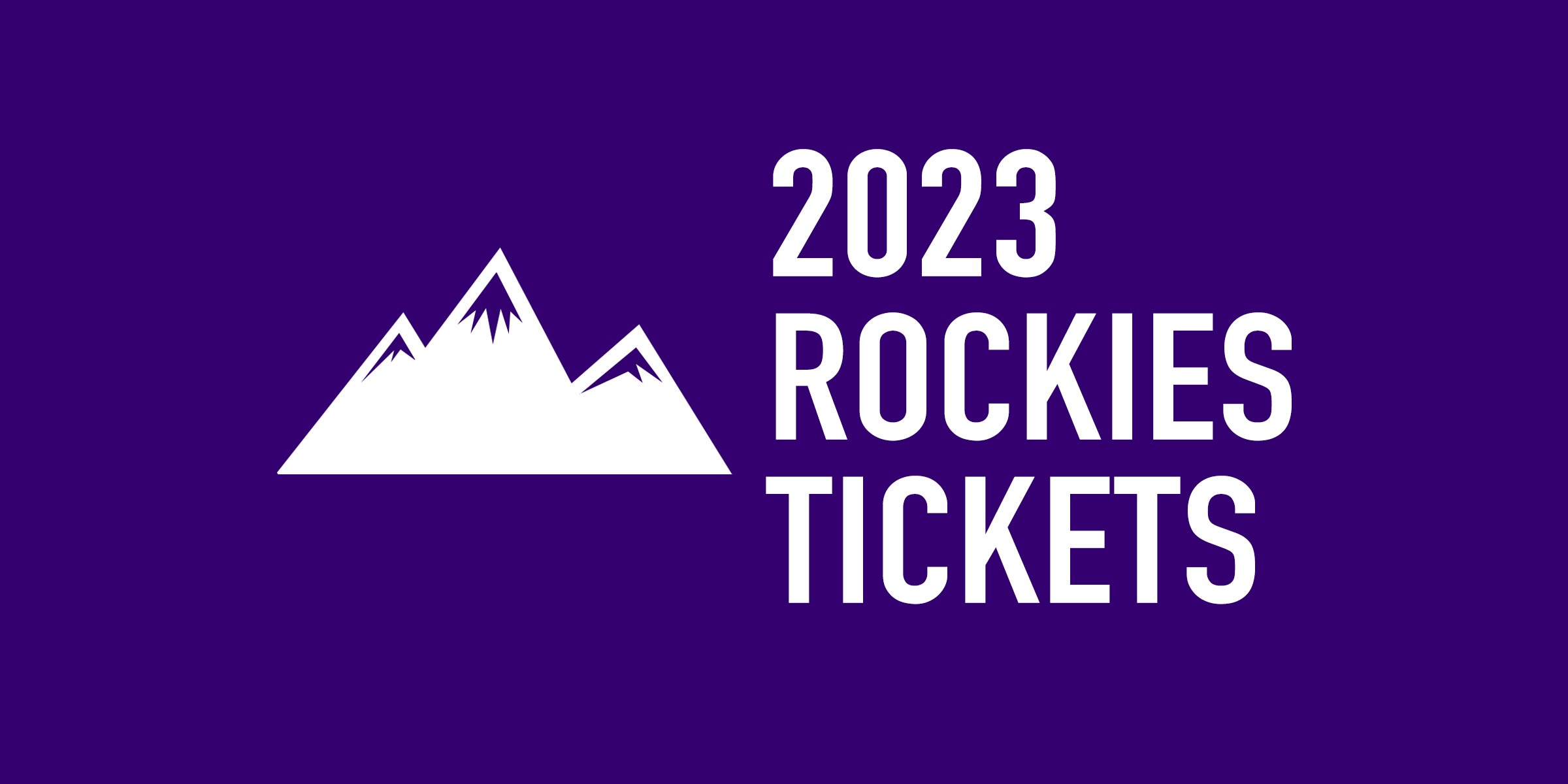 2023 Colorado Rockies Tickets