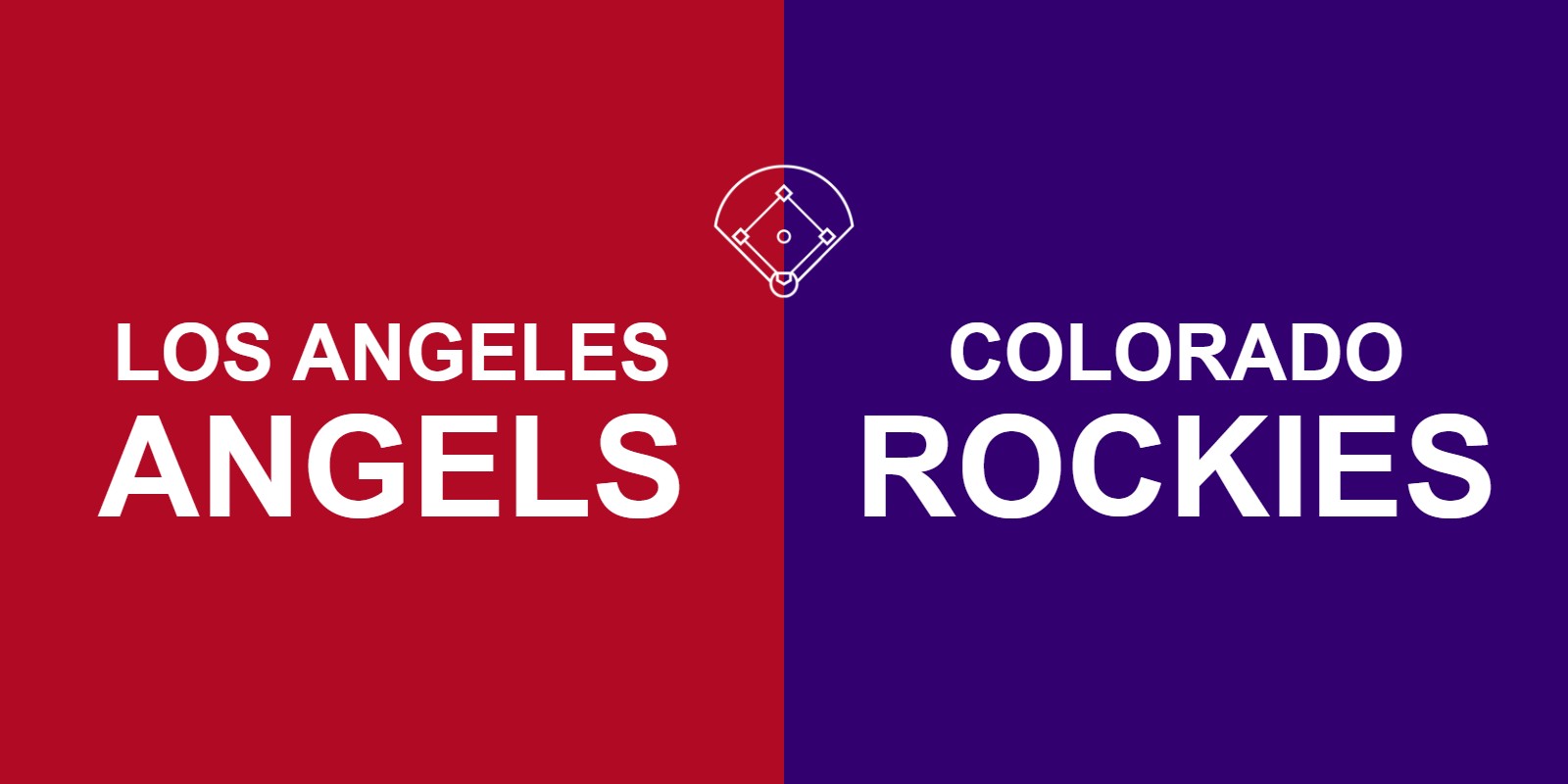 Angels vs Rockies