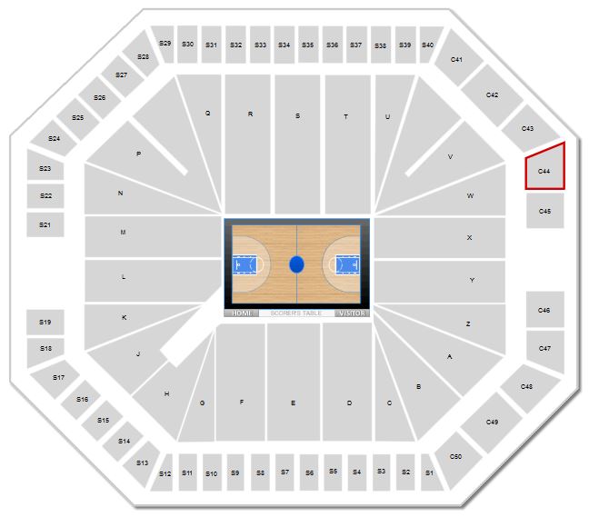 Dreamstyle Arena Seating Chart