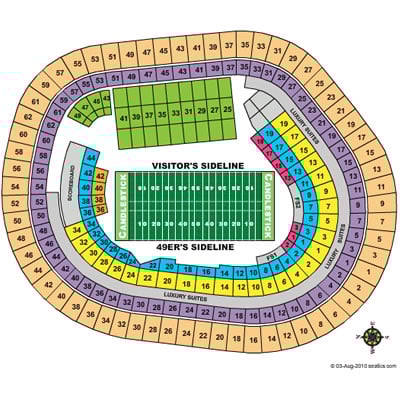 <?=Candlestick Park;?> Seating Chart