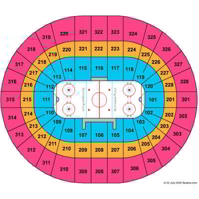 <?=Scotiabank Place;?> Seating Chart