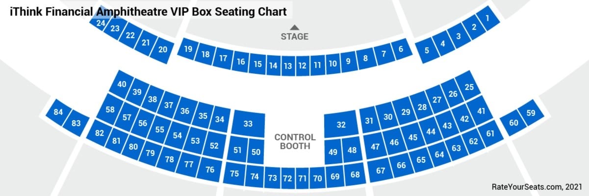 Boxes Seating Chart