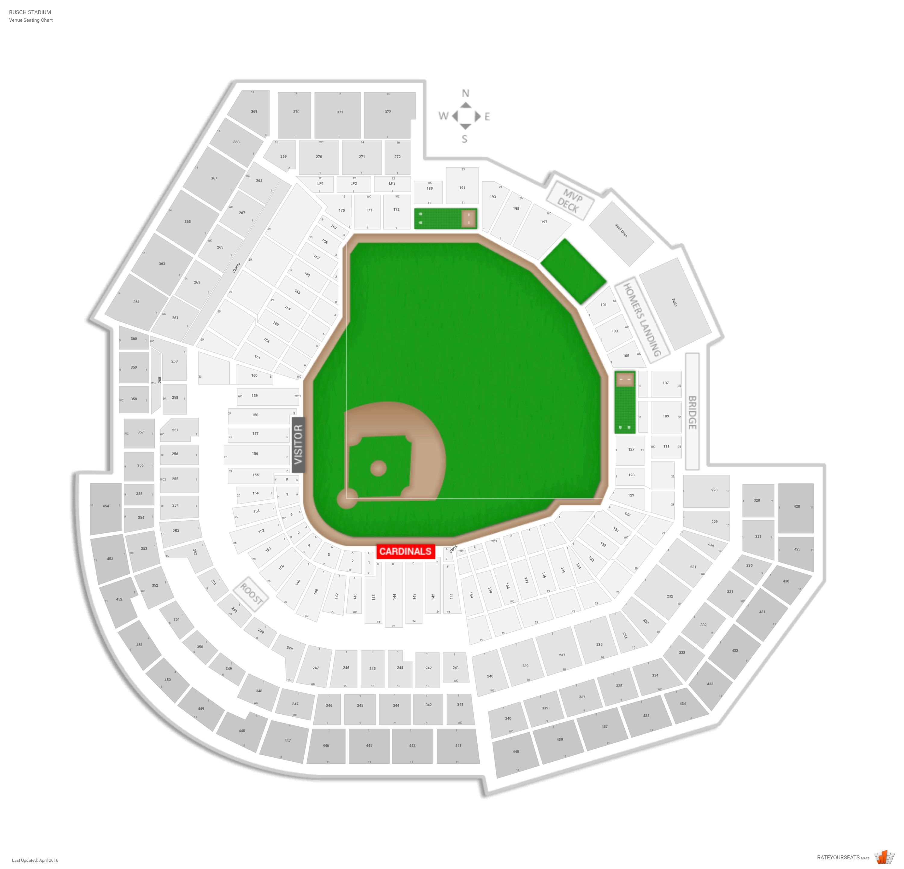St. Louis Cardinals Seating Guide - Busch Stadium - literacybasics.ca