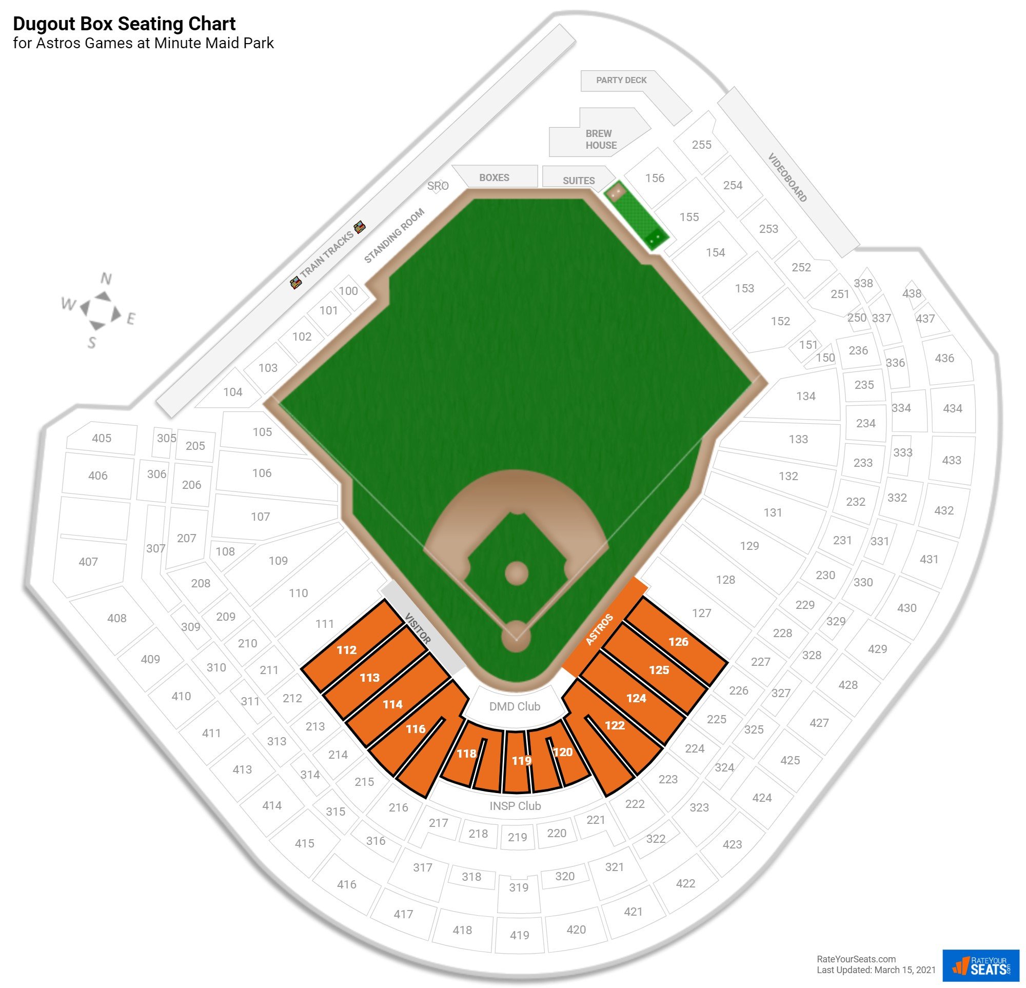 Minute Seating Chart Astros