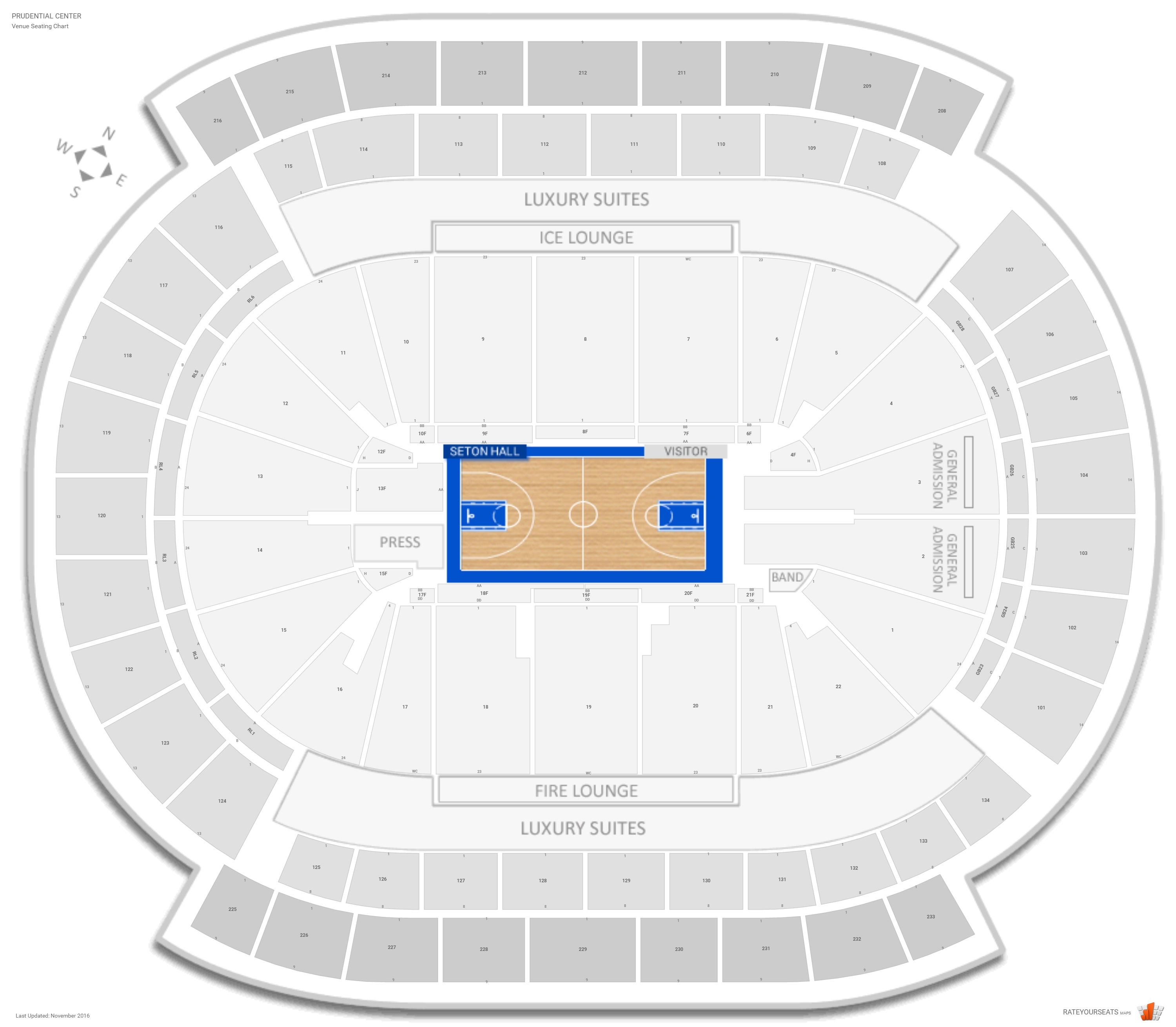 Prudential Center Seating Chart Obama