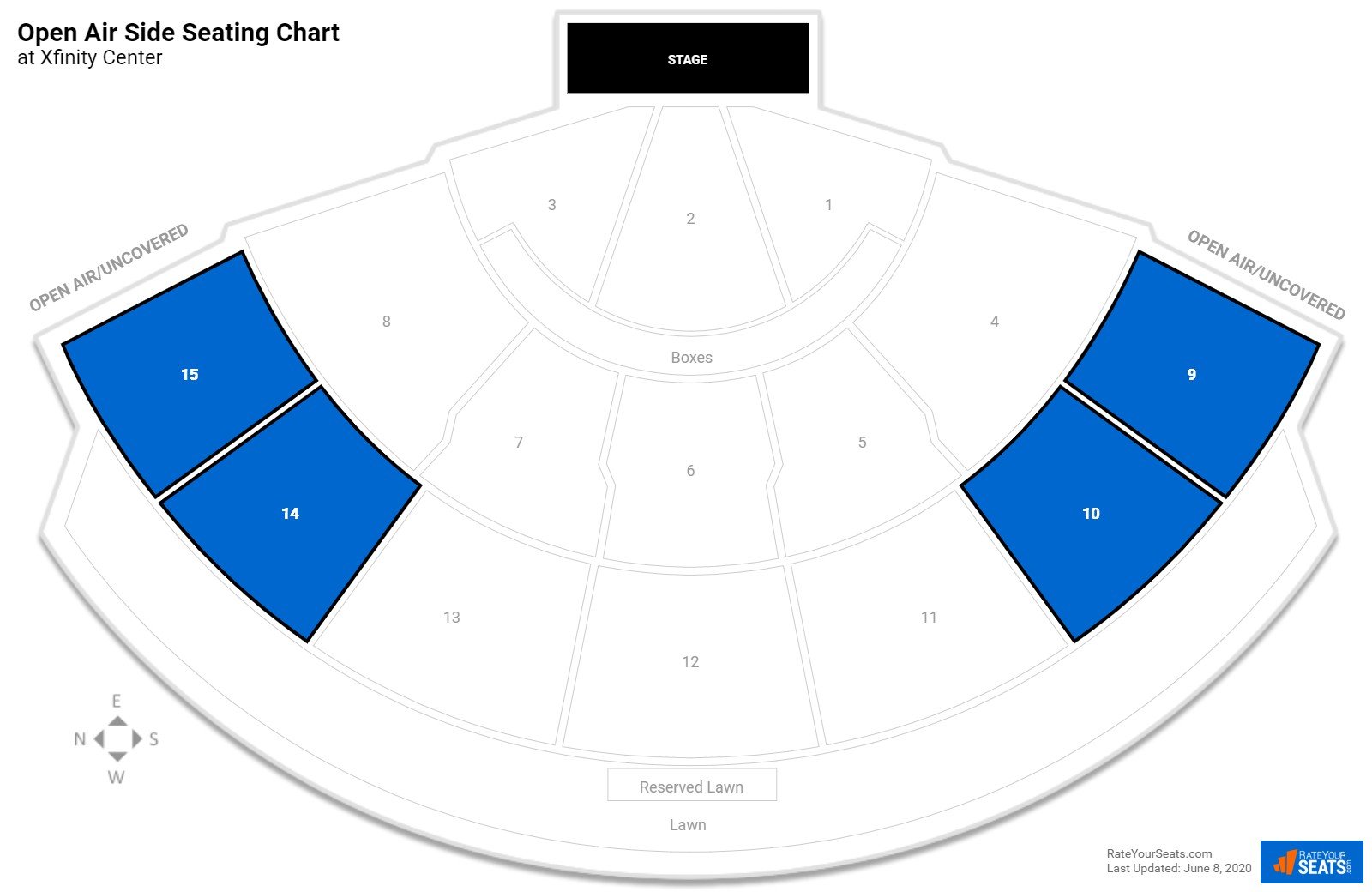 Great Woods Mansfield Ma Seating Chart