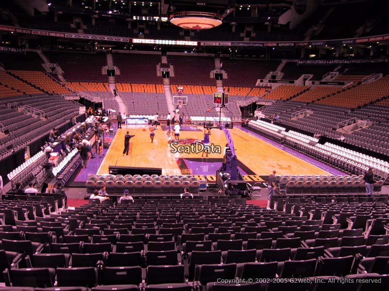 Scotiabank Arena Section 114 - Toronto Raptors - RateYourSeats.com