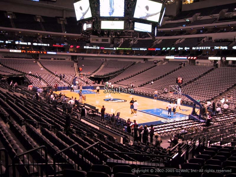 dallas mavericks american airlines center section 115 bb t arena seating chart basketball