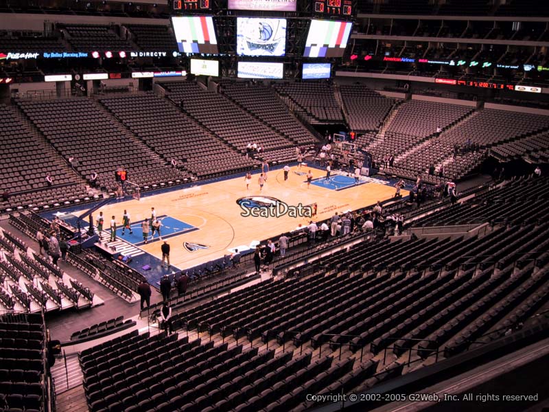 American Airlines Center Section 221 Dallas Mavericks