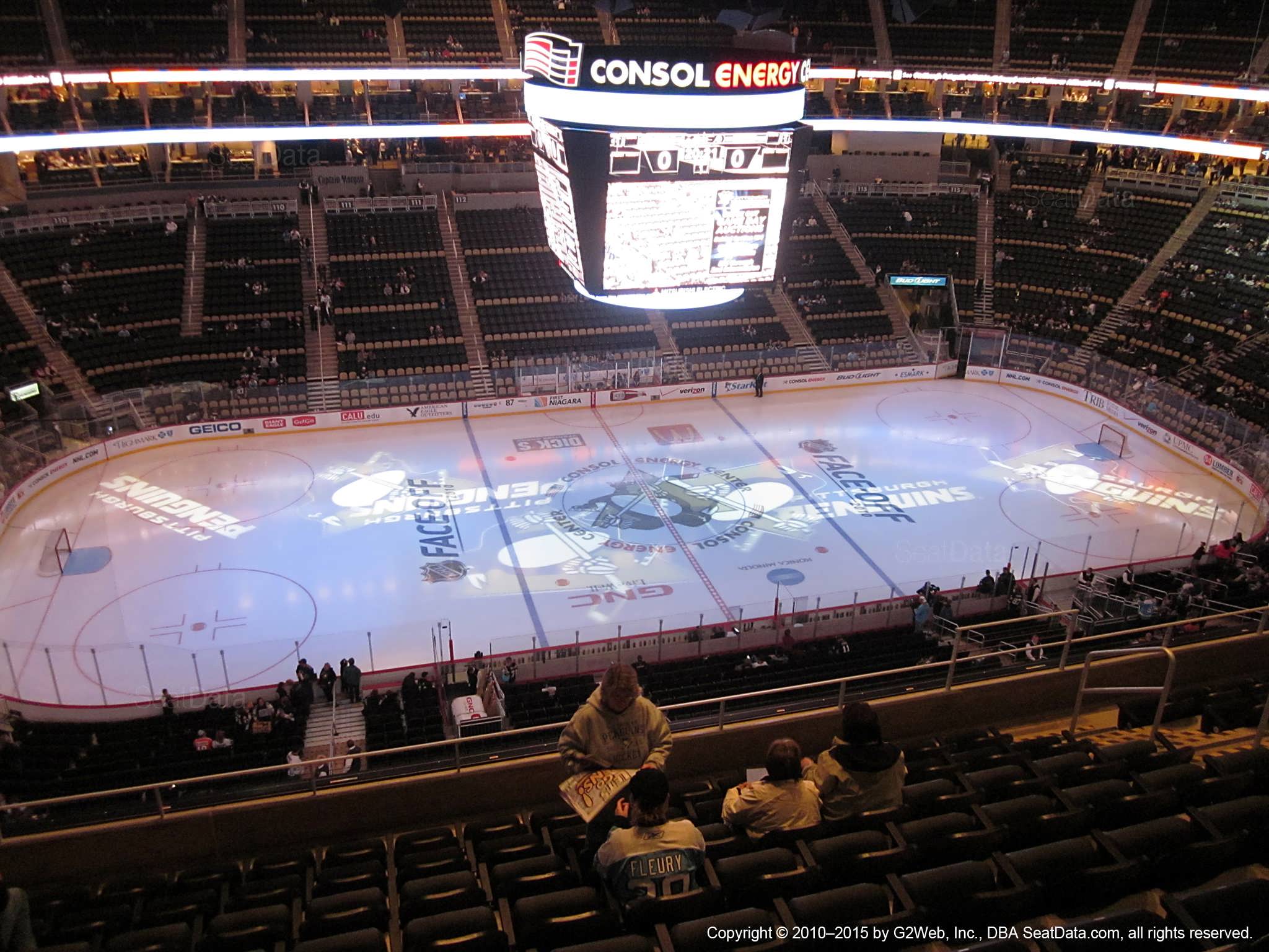 ppg paints arena section 204 pittsburgh penguins pittsburgh penguins consol seating chart