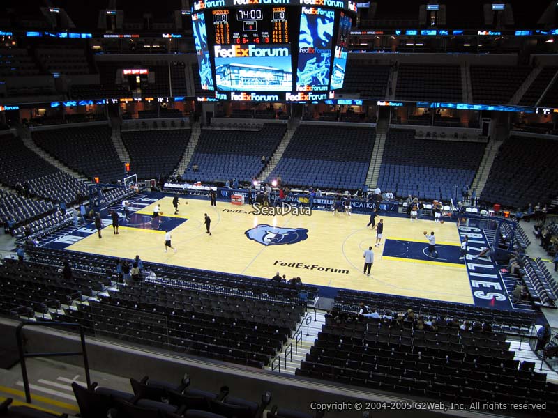 fedex forum section p12 memphis grizzlies fedexforum seating chart pinnacle level