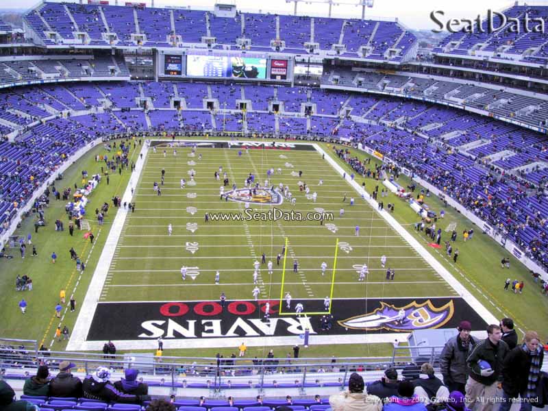 Mandt Bank Stadium Section 514 Baltimore Ravens