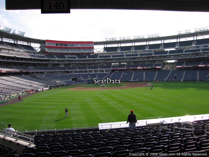 Washington Nationals Park Seating Chart With Seat Numbers