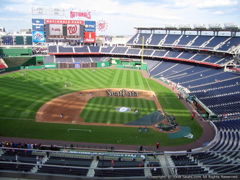 Nationals Baseball Park Seating Chart