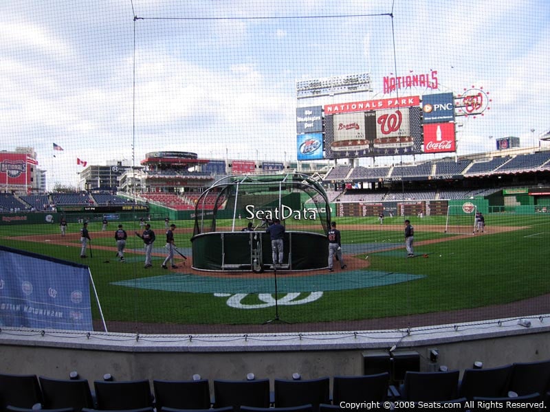 Seat View for Nationals Park Section C