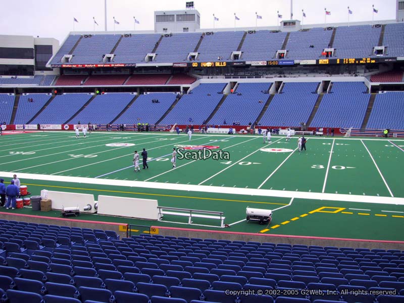 Ralph Wilson Stadium Seating Chart