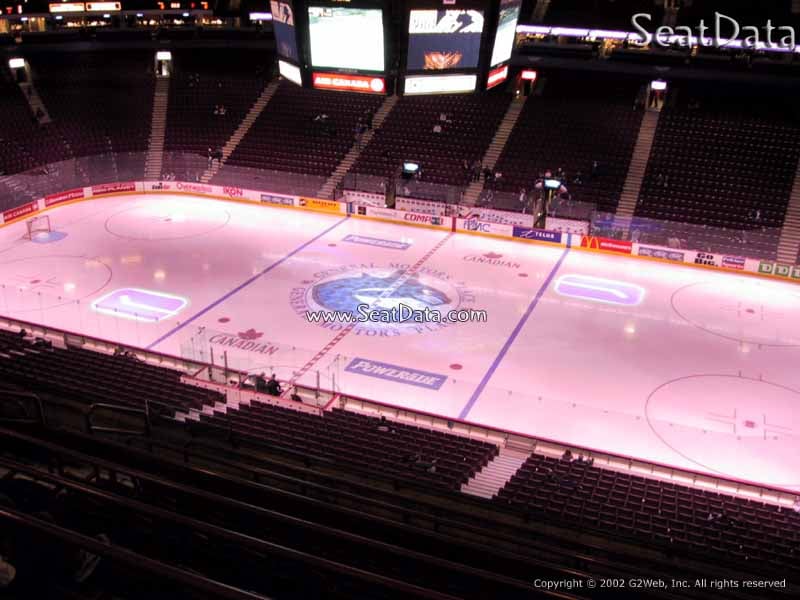 Rogers Arena Section 306 Seat View Rogers Arena Section 306 Seat View