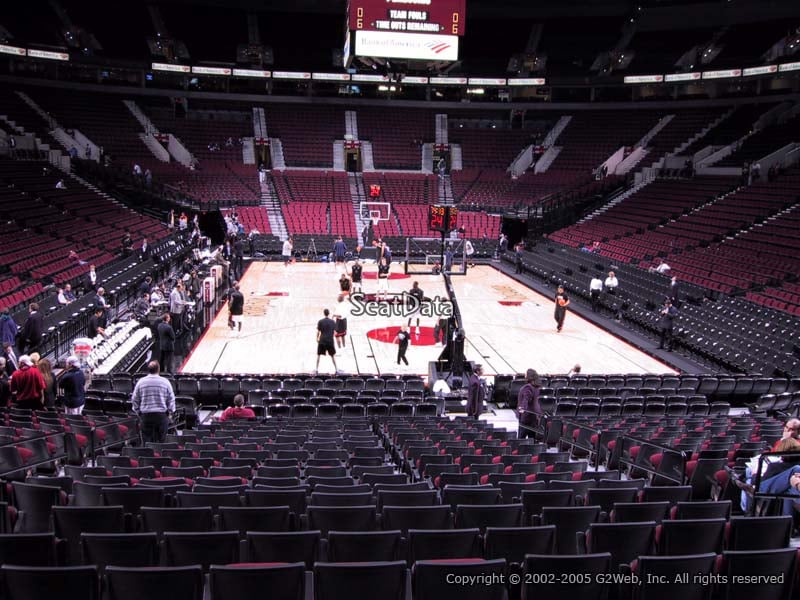 Moda Center Section 118 Portland Trail Blazers