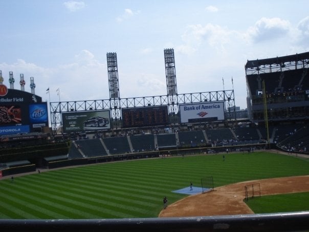U.S. Cellular Field Section 342 View: Row 1, Seat(s) 4 U.S. Cellular Field Section 342 View: Row 1, Seat(s) 4