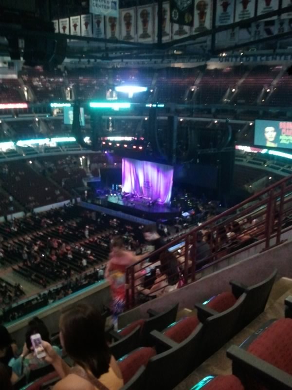 united center section 303 concert seating rateyourseats com at t center rows seating chart