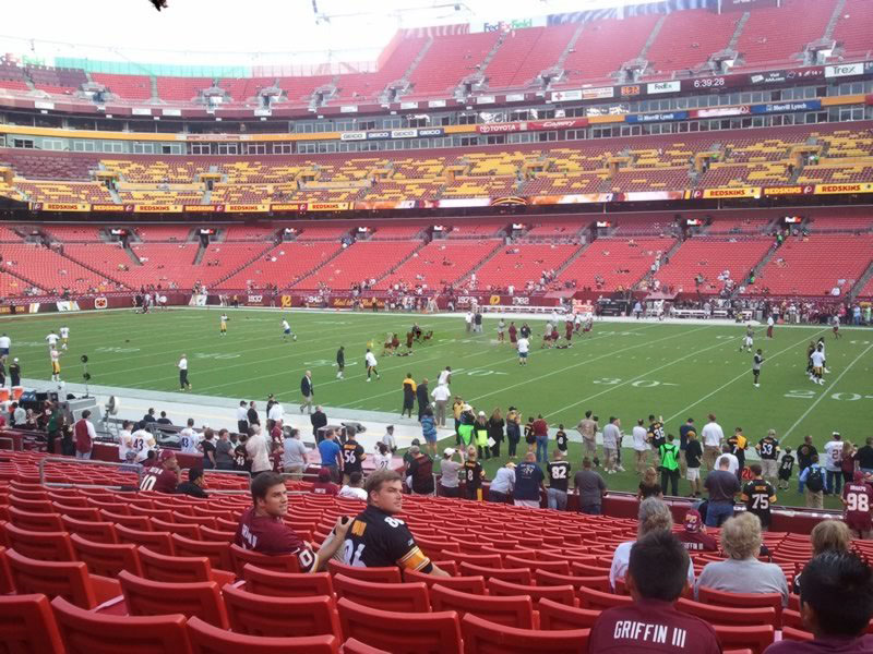 section 119, row 22 seat view  - fedexfield