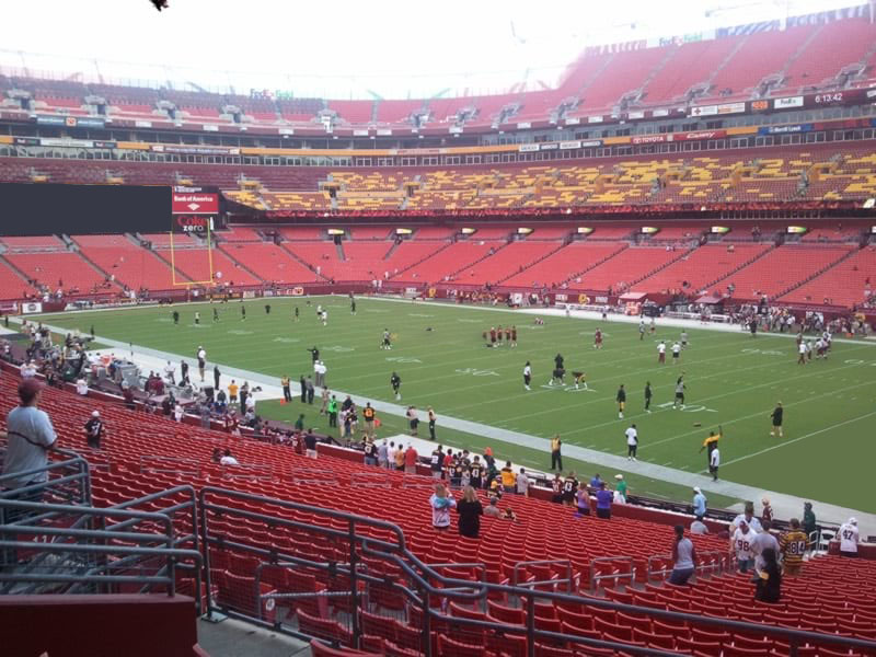 section 216 seat view  - fedexfield