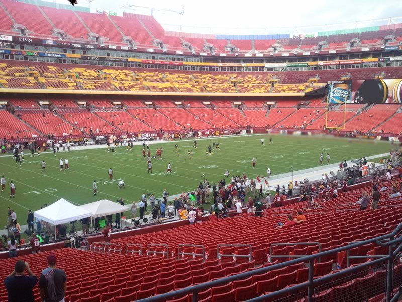 section 205 seat view  - fedexfield