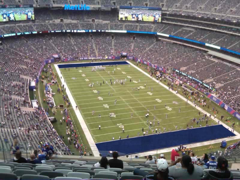 section 329 seat view  for football - metlife stadium