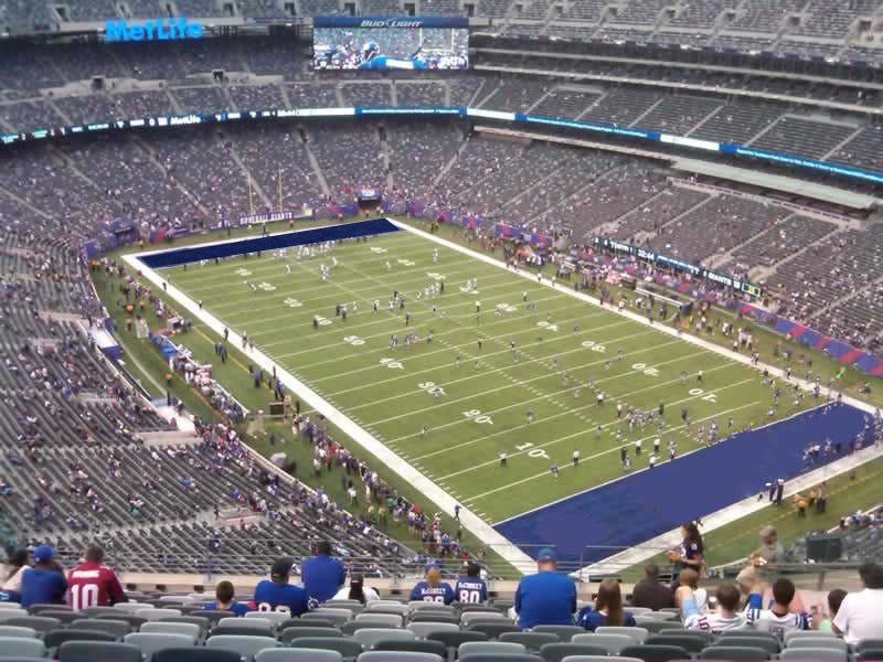 section 331 seat view  for football - metlife stadium