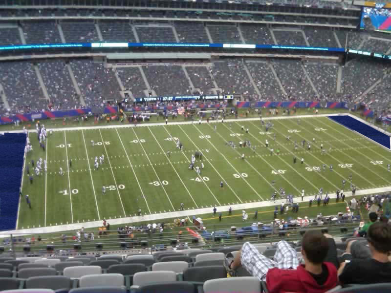 section 341 seat view  for football - metlife stadium
