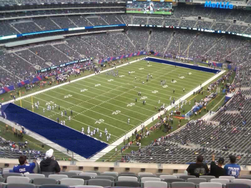 section 346 seat view  for football - metlife stadium