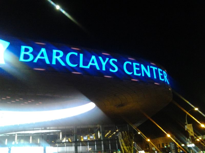 barclays center sign