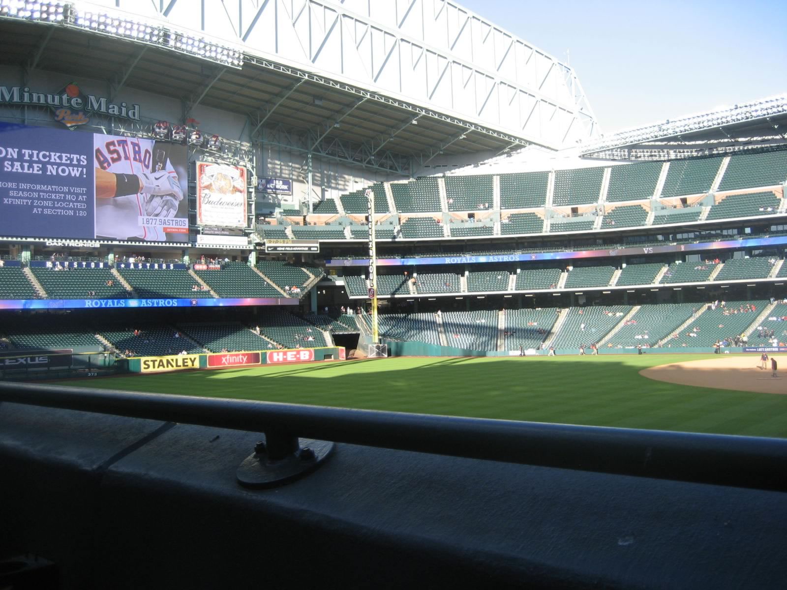Crawford Box Letdown Minute Maid Park Section 103 Review