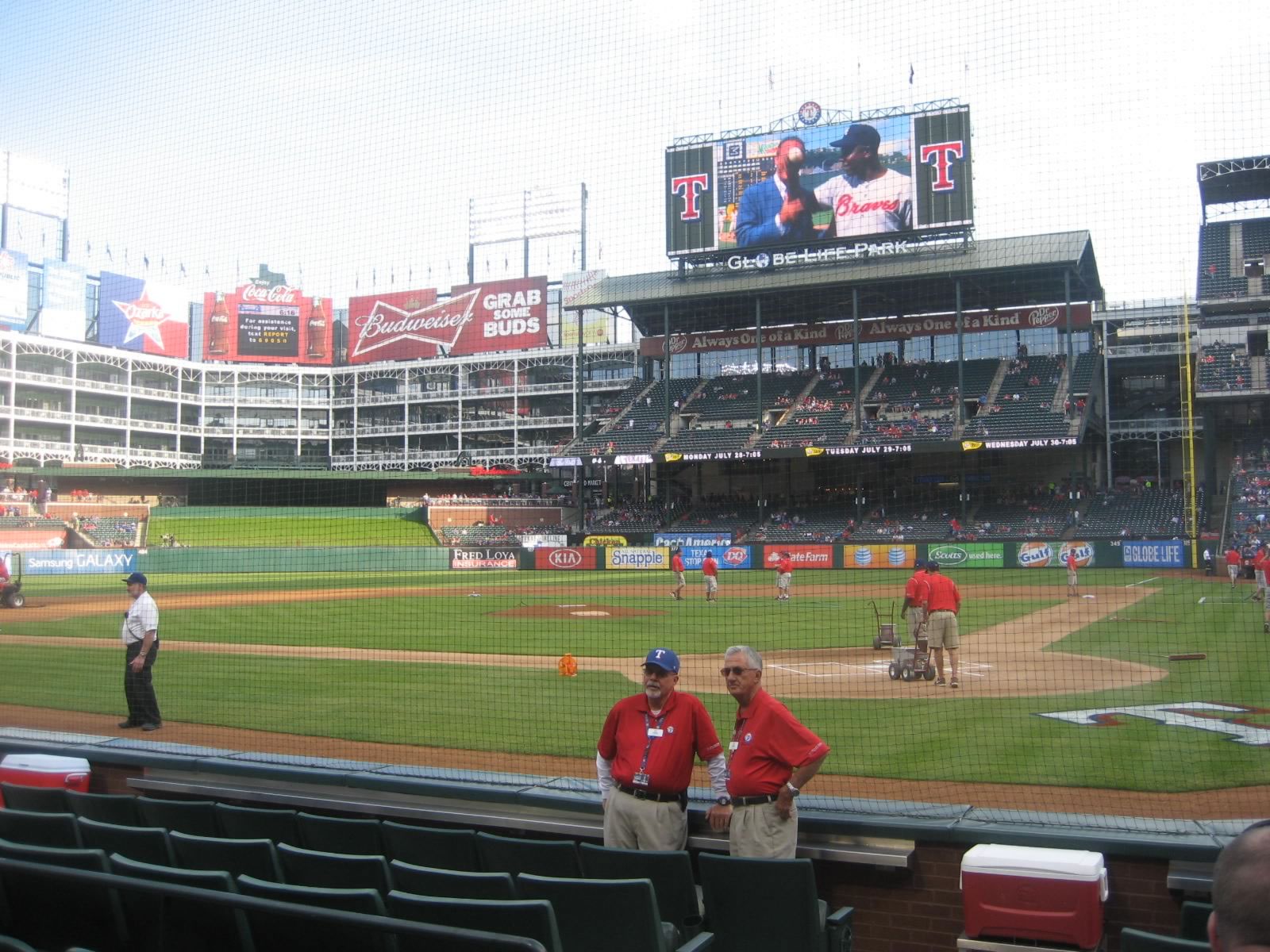 Doesn't Get Much Better!: Globe Life Park Section 23 &hellip;