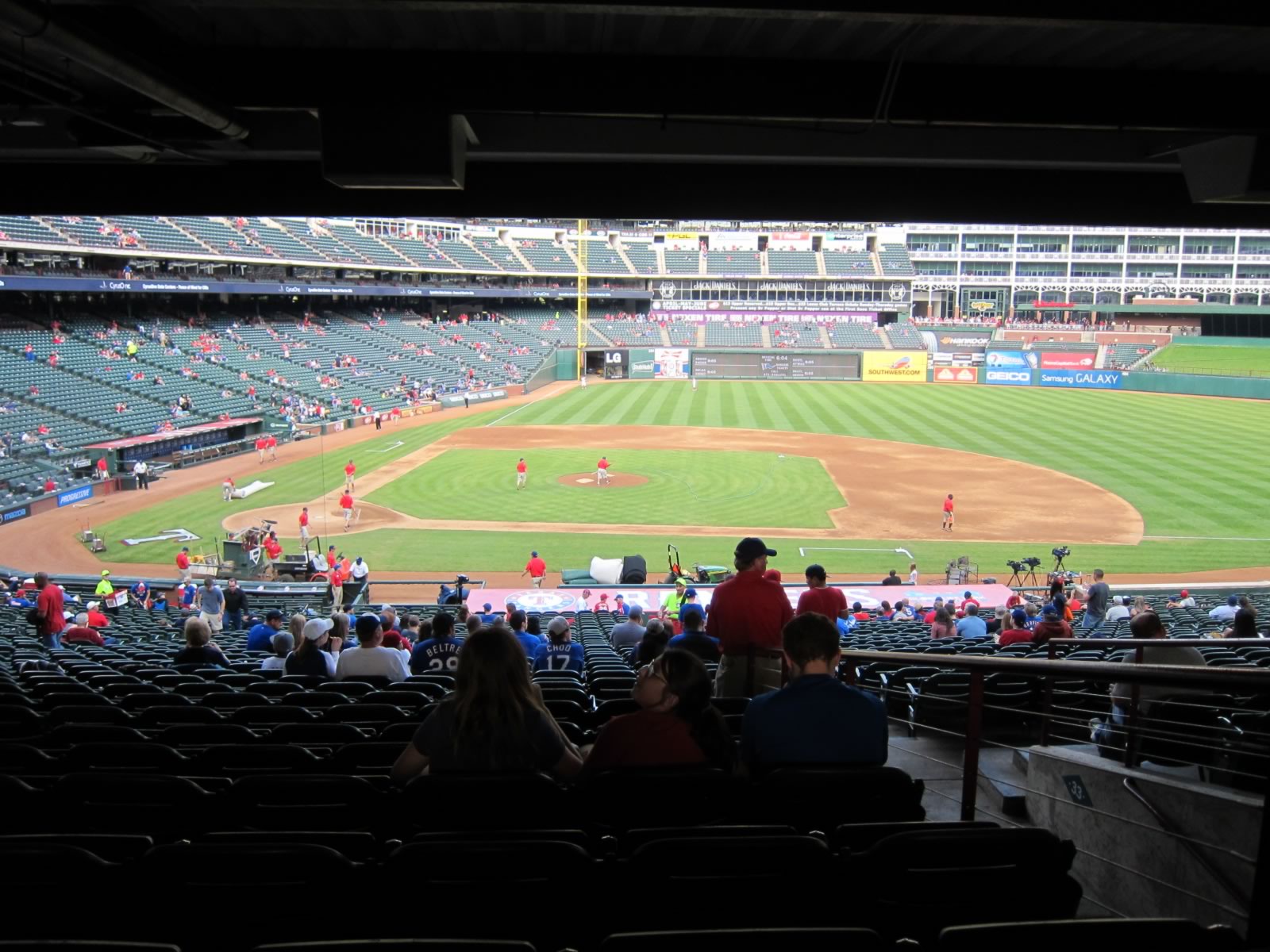 Rangers Ballpark Interactive Seating Chart