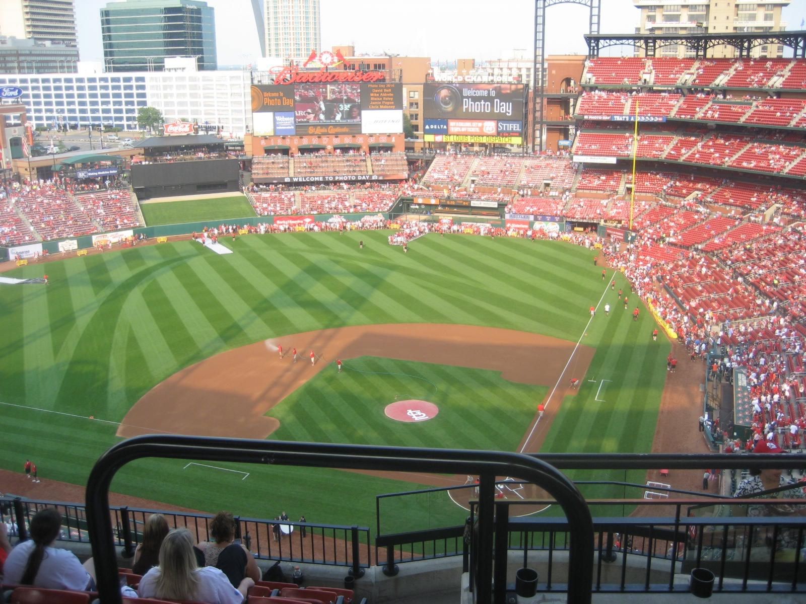 busch stadium section 453 rateyourseats com busch seating chart