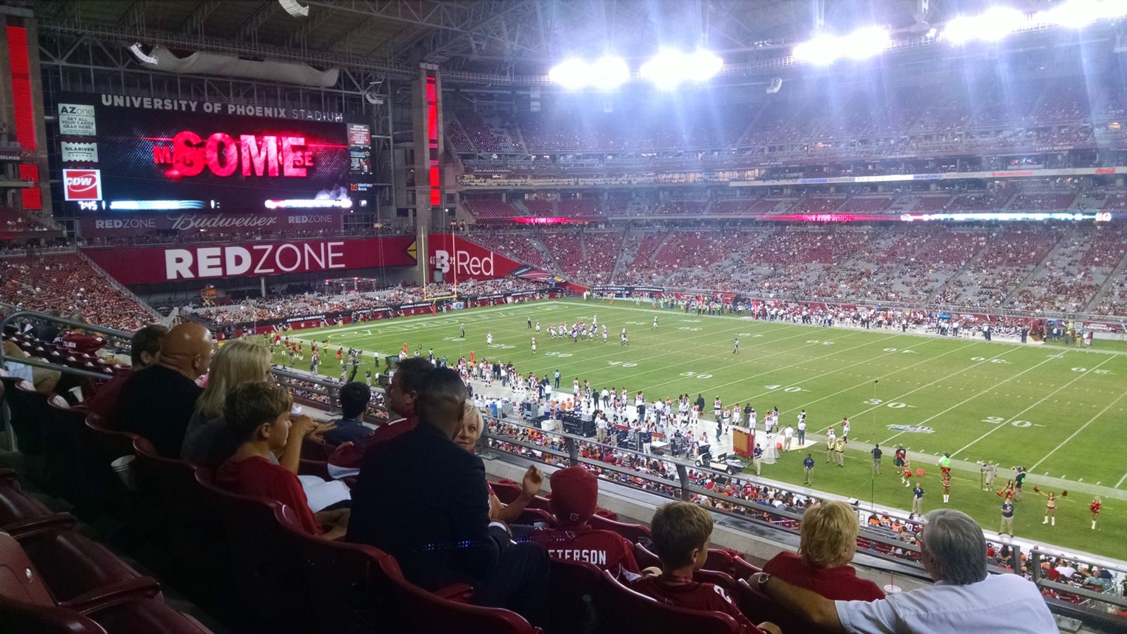 Club level on the goal line State Farm Stadium Section 233 Review