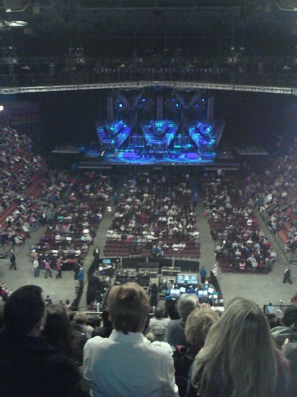 section 112 seat view  for concert - mohegan sun arena