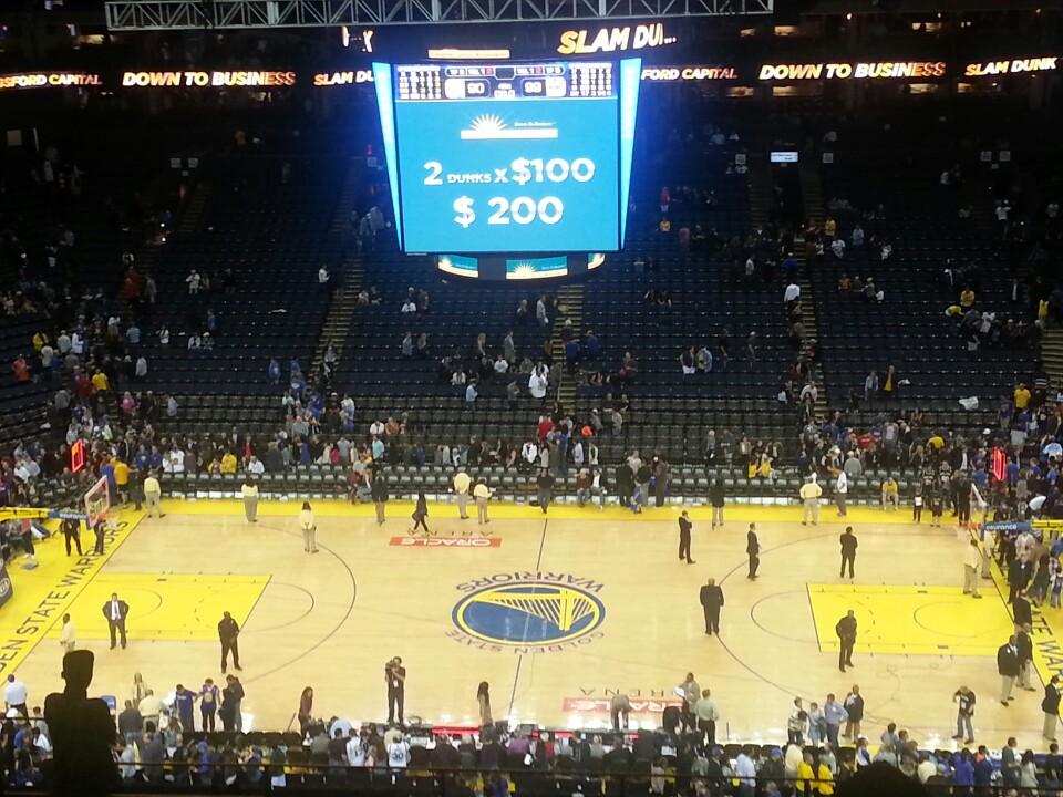 Oracle Arena Section 232 Golden State Warriors