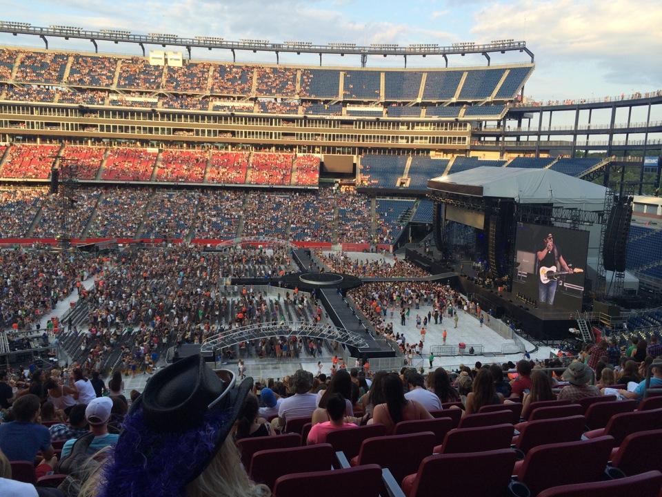 section cl29, row 22 seat view  for concert - gillette stadium