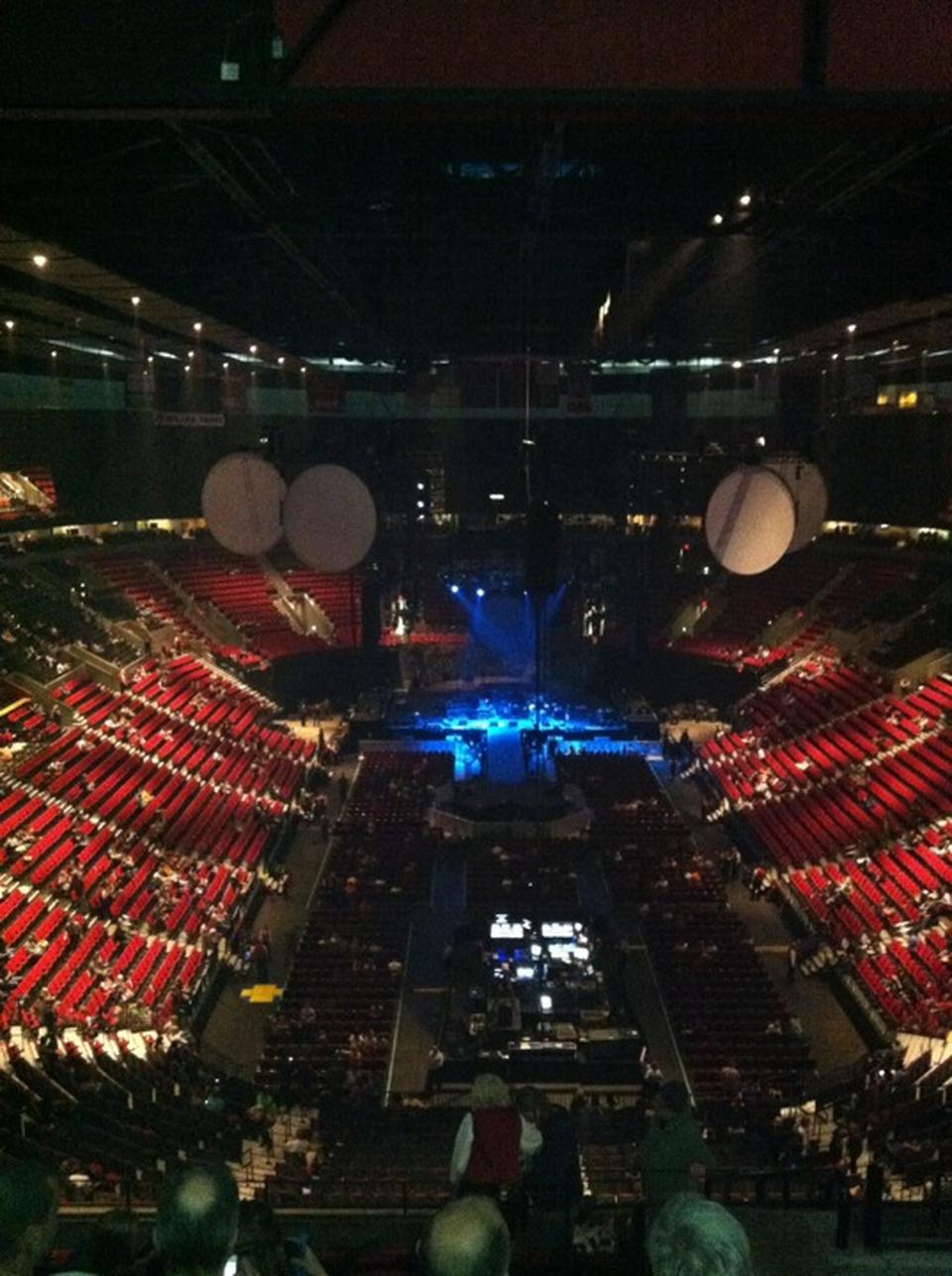 moda center section 327 concert seating rateyourseats com key arena seating chart view