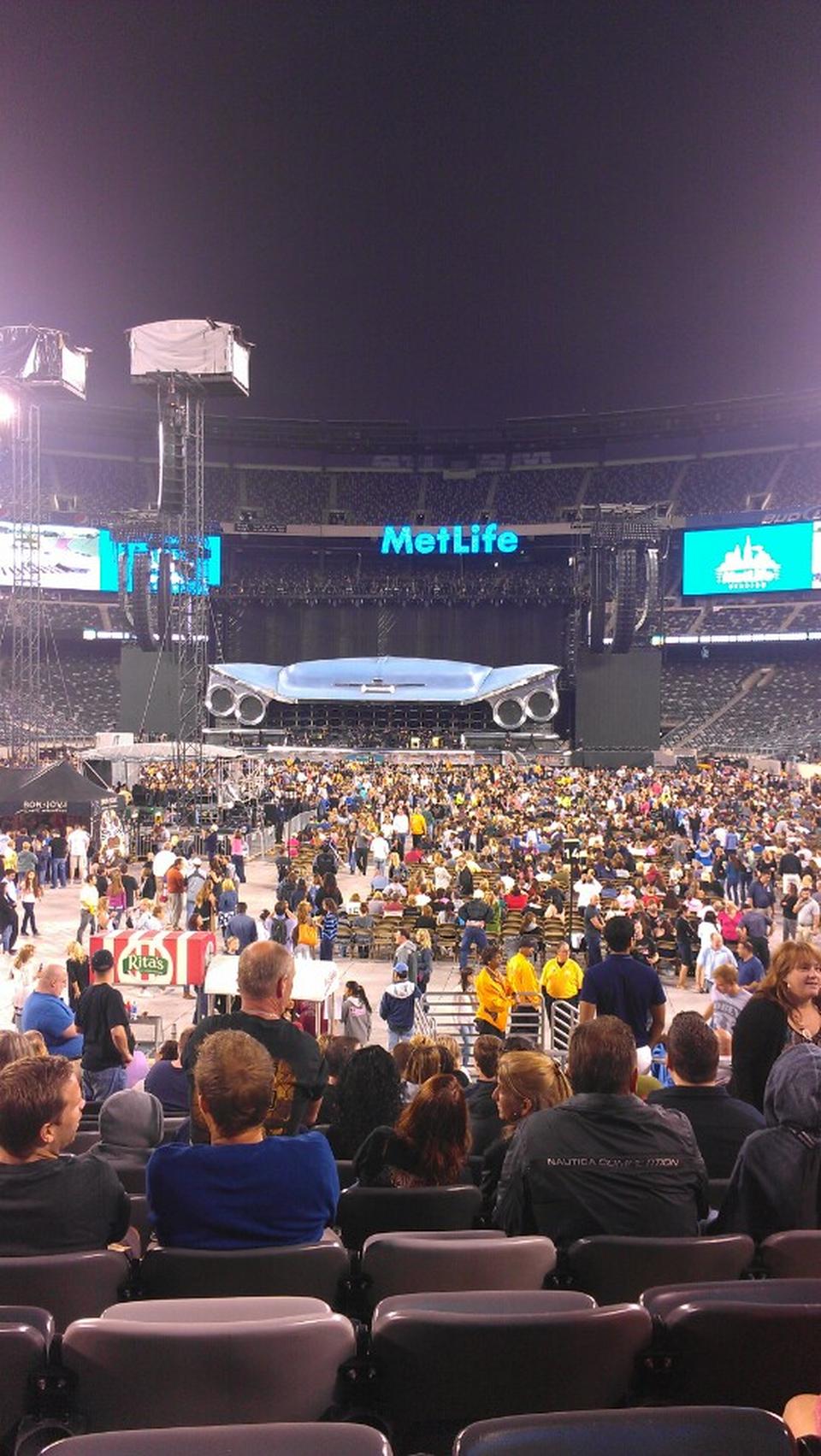MetLife Stadium Section 124 Concert Seating ...