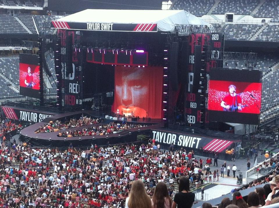 section 215 seat view  for concert - metlife stadium