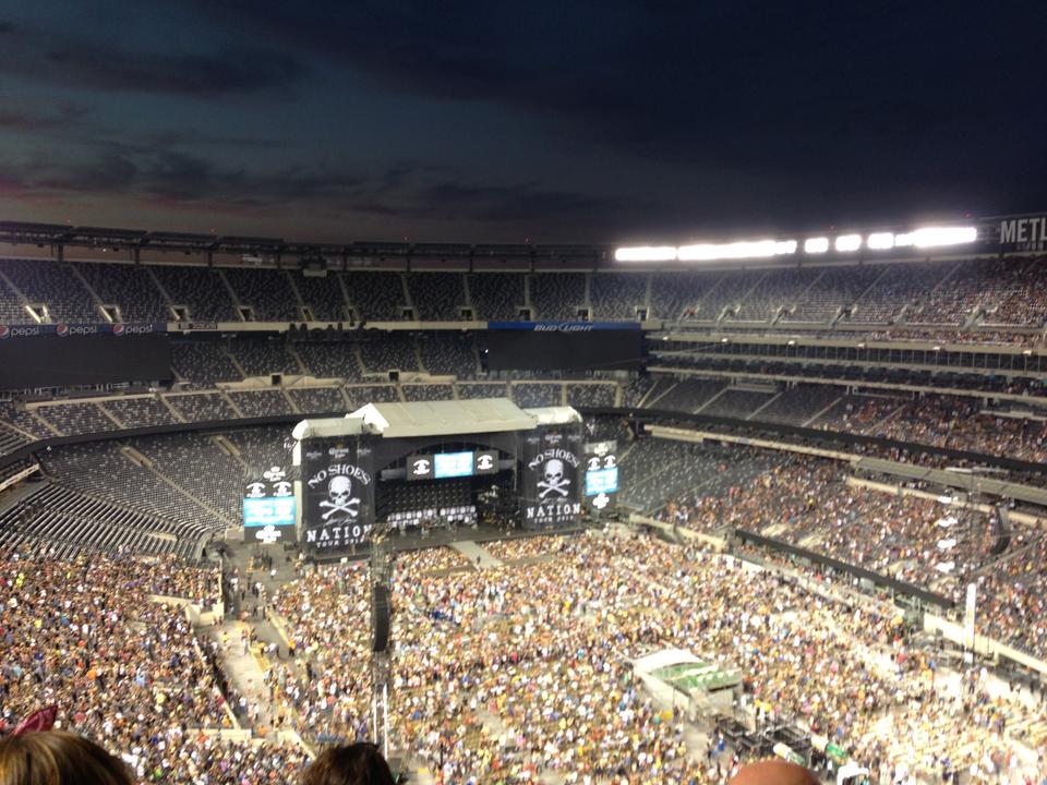section 329 seat view  for concert - metlife stadium