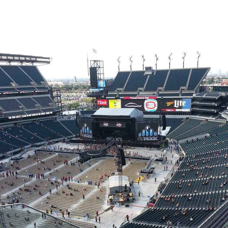 section 218 seat view  for concert - lincoln financial field