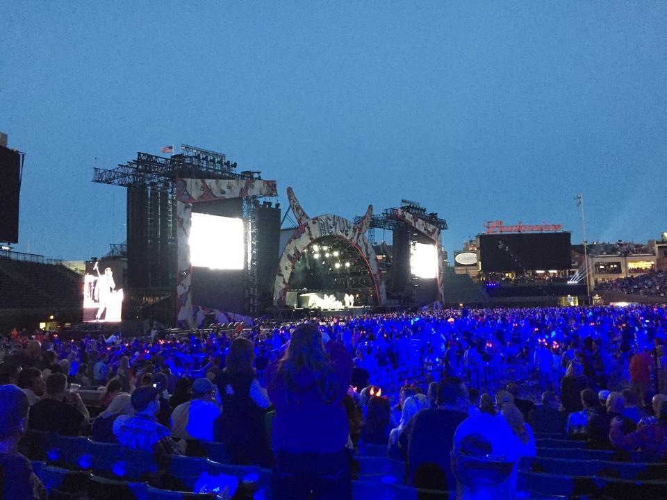 section 6 seat view  for concert - wrigley field