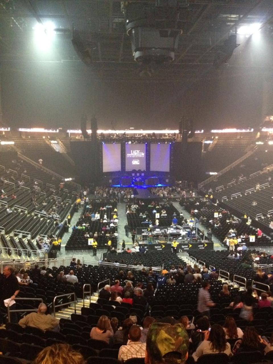 sprint center section 101 concert seating rateyourseats com taylor swift sprint center seating chart