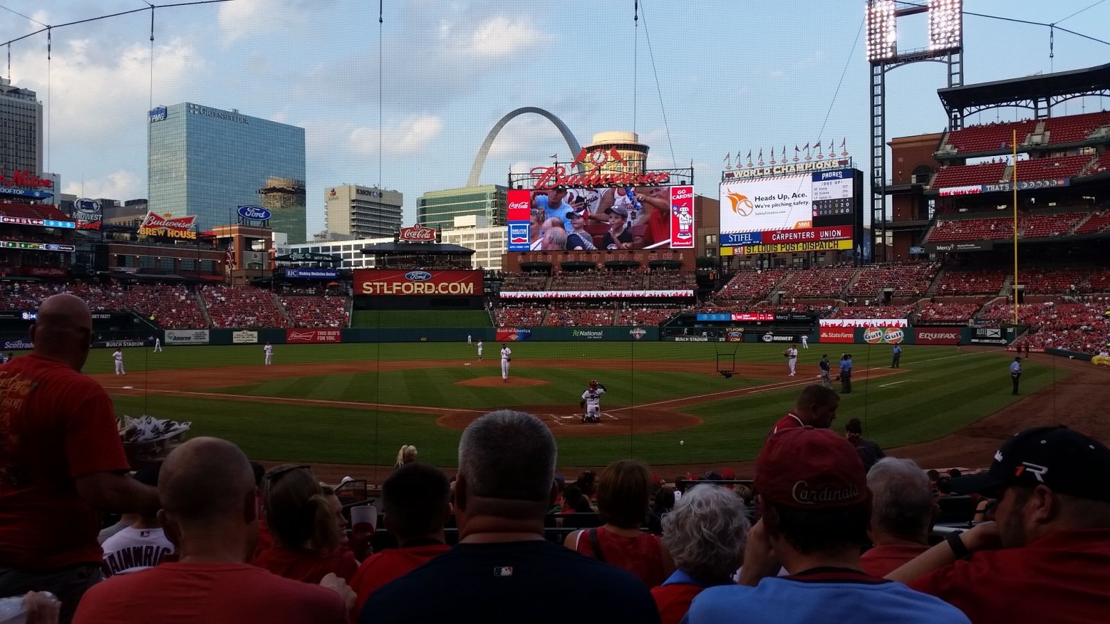 Awesome View of Home Plate!!: Busch Stadium Section 151 Review - 0